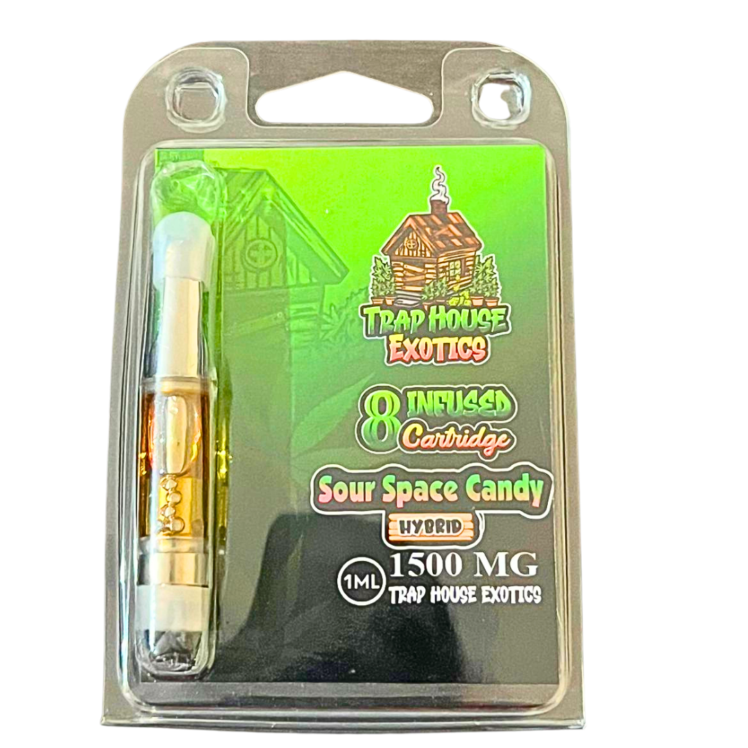 Delta-8 THC Sour Space Candy Cartridge 1500mg