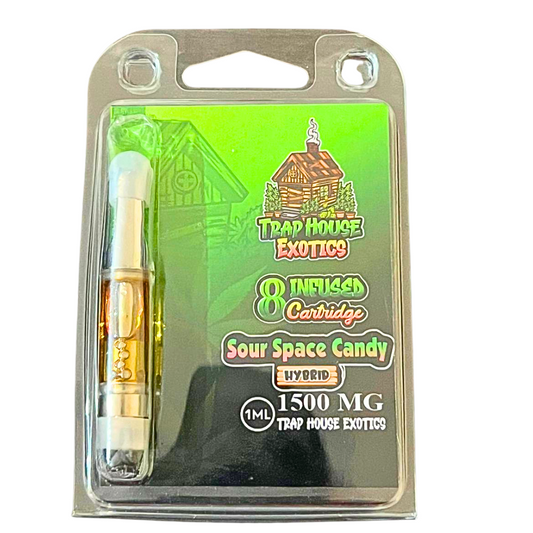 Delta-8 THC Sour Space Candy Cartridge 1500mg