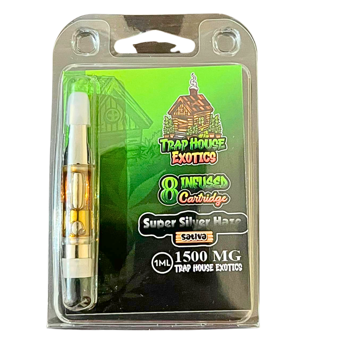 Delta-8 THC Super Silver Haze Cartridge 1500mg