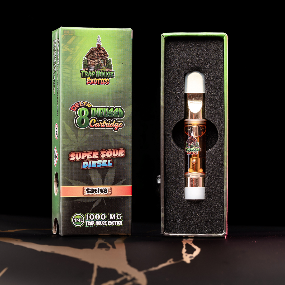 Delta-8 THC Super Sour Diesel Cartridge 1000mg