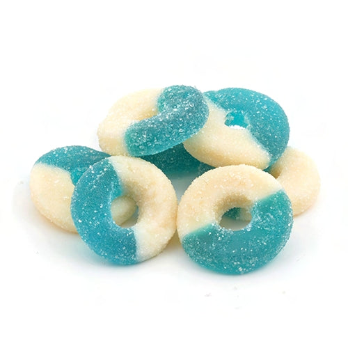 Blue Raspberry Rings (J) THC Gummies