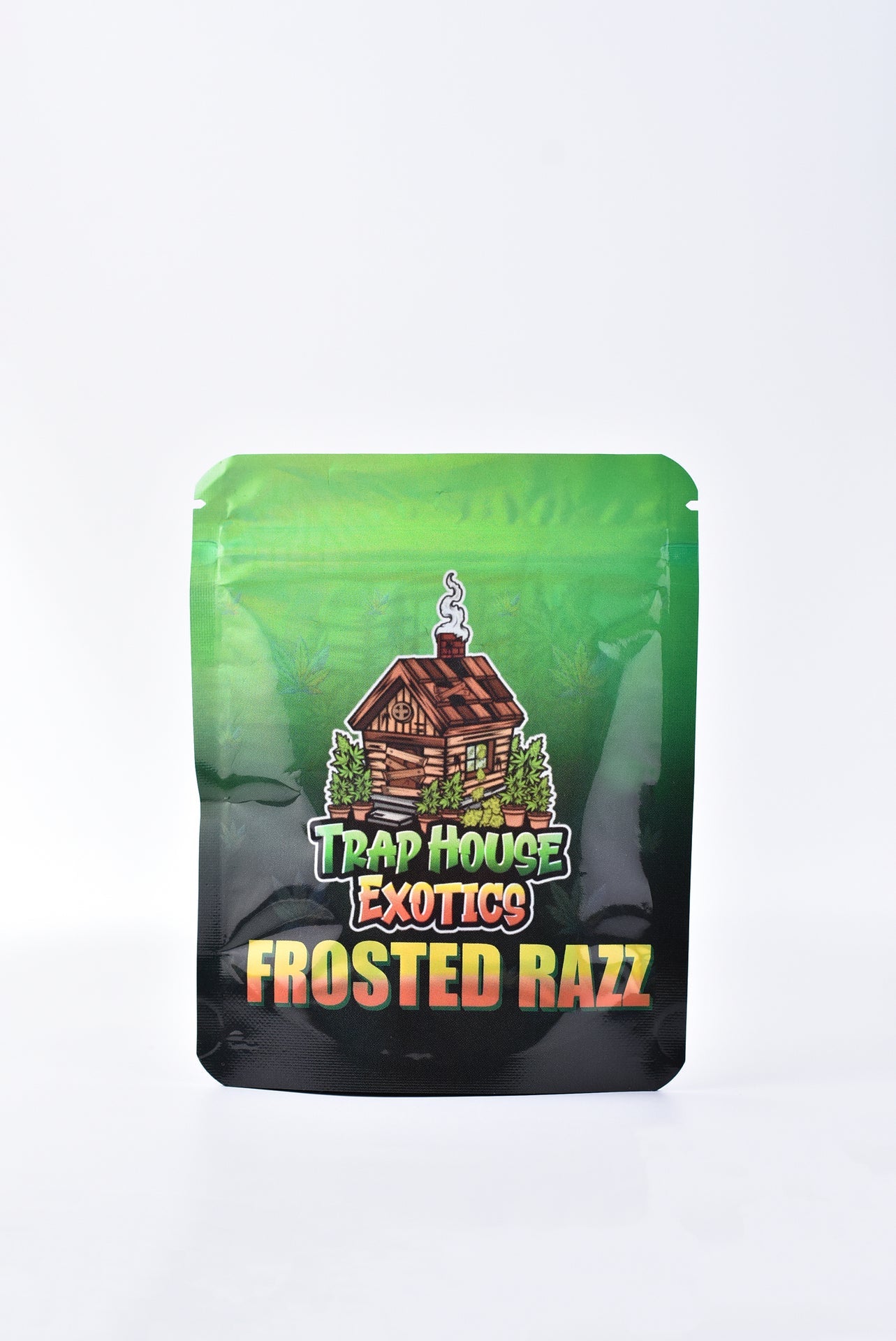 Trap House Exotics Frosted Razz Gummies 5000mg THc Blend - Bittchaser Smoke Shop