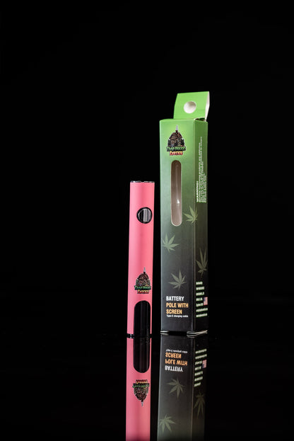 Trap House Exotics 400mah Cartridge Pen Battery - (Pink Colour) - Bittchaser Smoke Shop