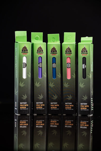 Trap House Exotics 400mah Cartridge Pen Battery - (White Colour) - Bittchaser Smoke Shop