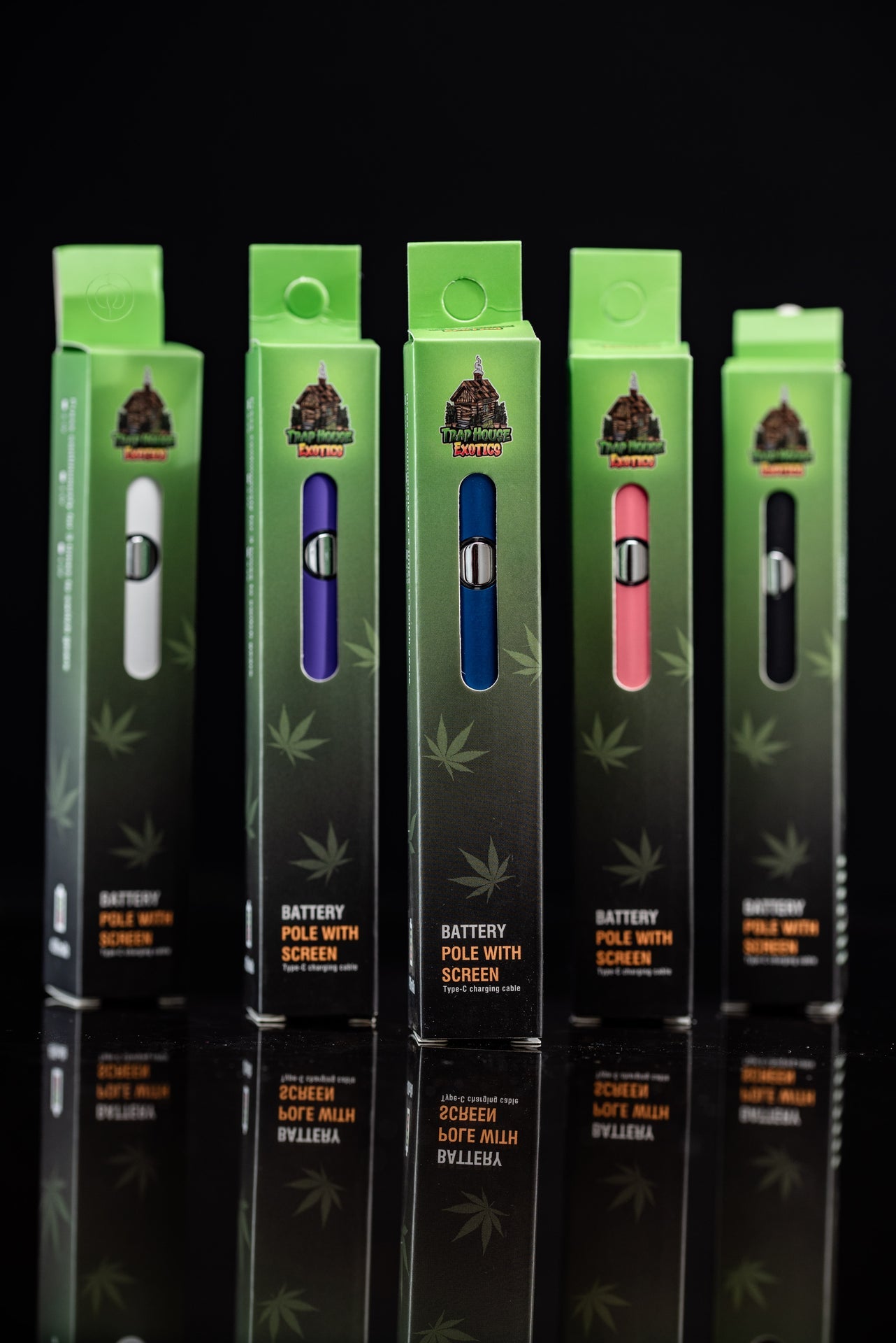 Trap House Exotics 400mah Cartridge Pen Battery - (Purple Colour) - Bittchaser Smoke Shop