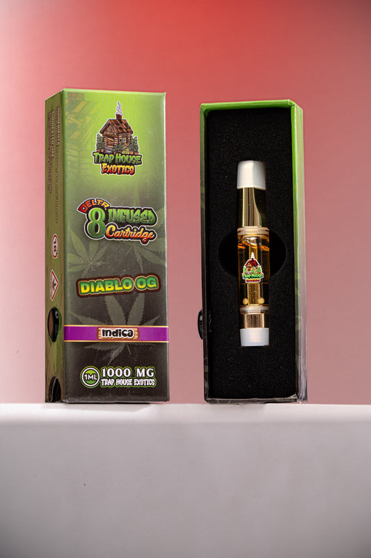 Diablo OG Delta-8 THC Vape Cartridge (1000mg)-Indica Strain