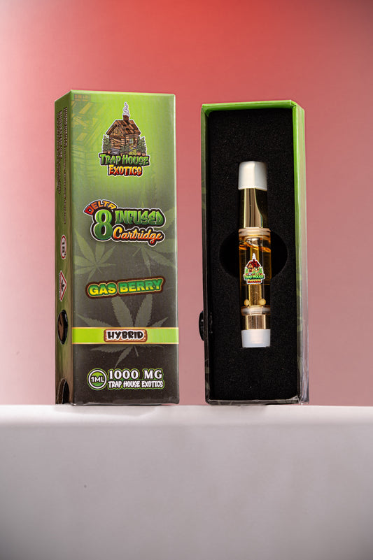 Gas Berry Delta-8 THC Vape Cartridge (1000mg) Hybrid Strain