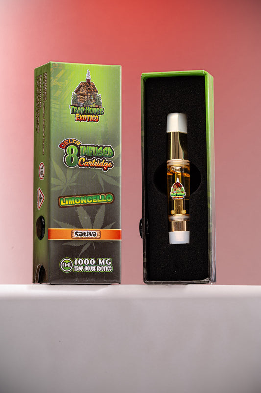 Limoncello Delta- 8 THC Vape Cartridge (1000mg)-Sativa Strain