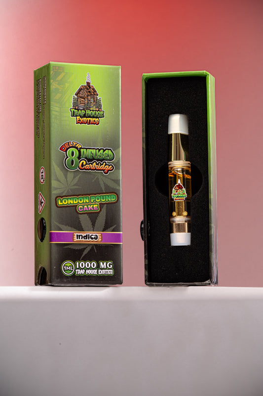 London Pound Cake Delta-8 THC Vape Cartridge (1000mg)