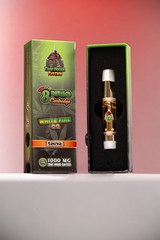 White Fire OG Delta-8 THC vape Cartridge (1000mg)