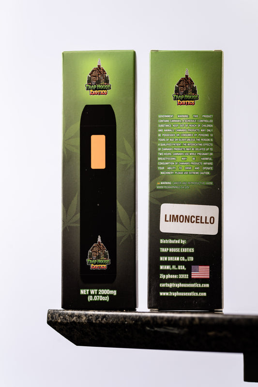 All in one 2000mg disposable Delta-8 vape -Limoncello (Sativa)