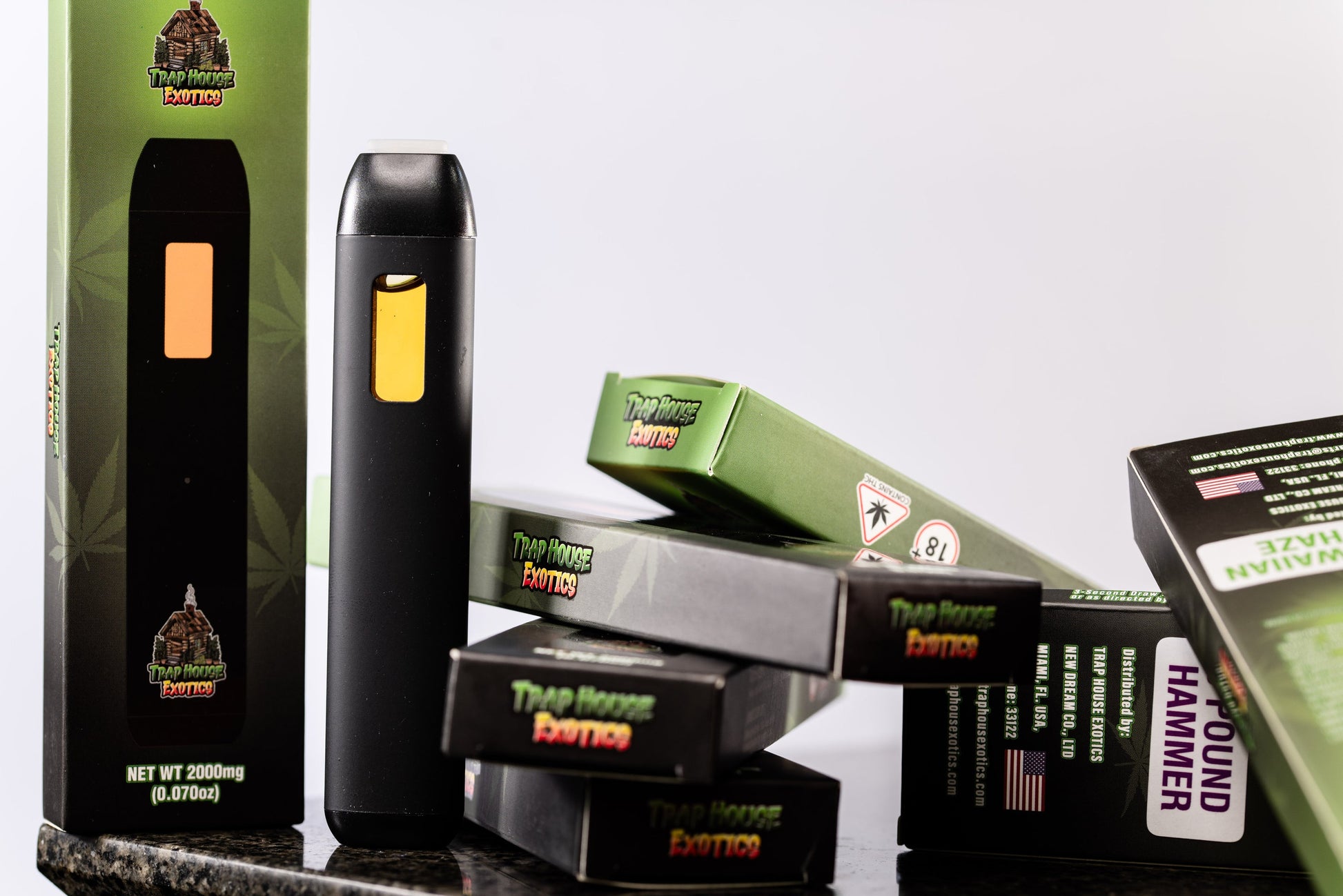 Trap House Exotics All-in-One Disposable 2000mg Delta 8 Vapes - Bittchaser Smoke Shop